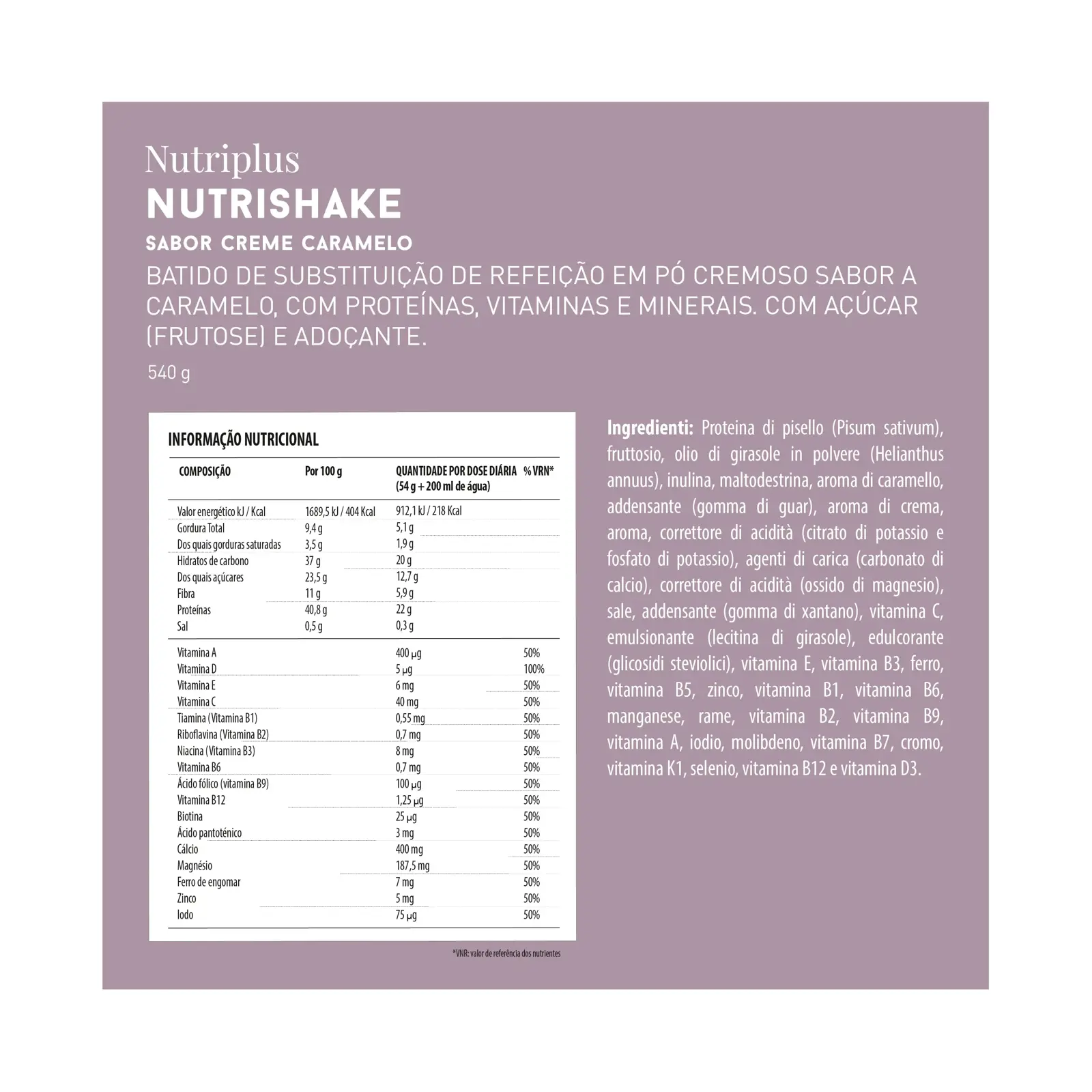 Nutriplus Nutrishake - Cream Caramel — imagem 5
