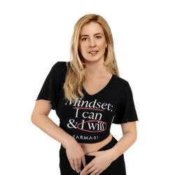 image of Mentalidade de camiseta curta Farmasi - S